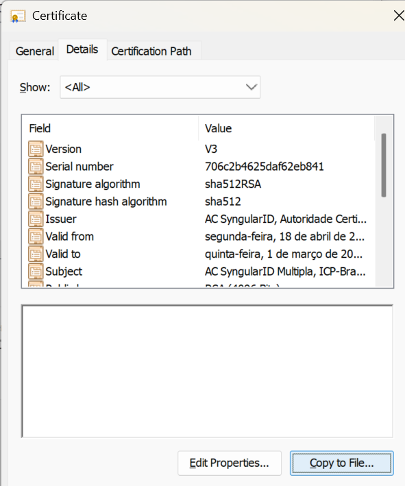 Copy to file